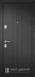 Антивандальная металлическая дверь с глазком №32 внешняя